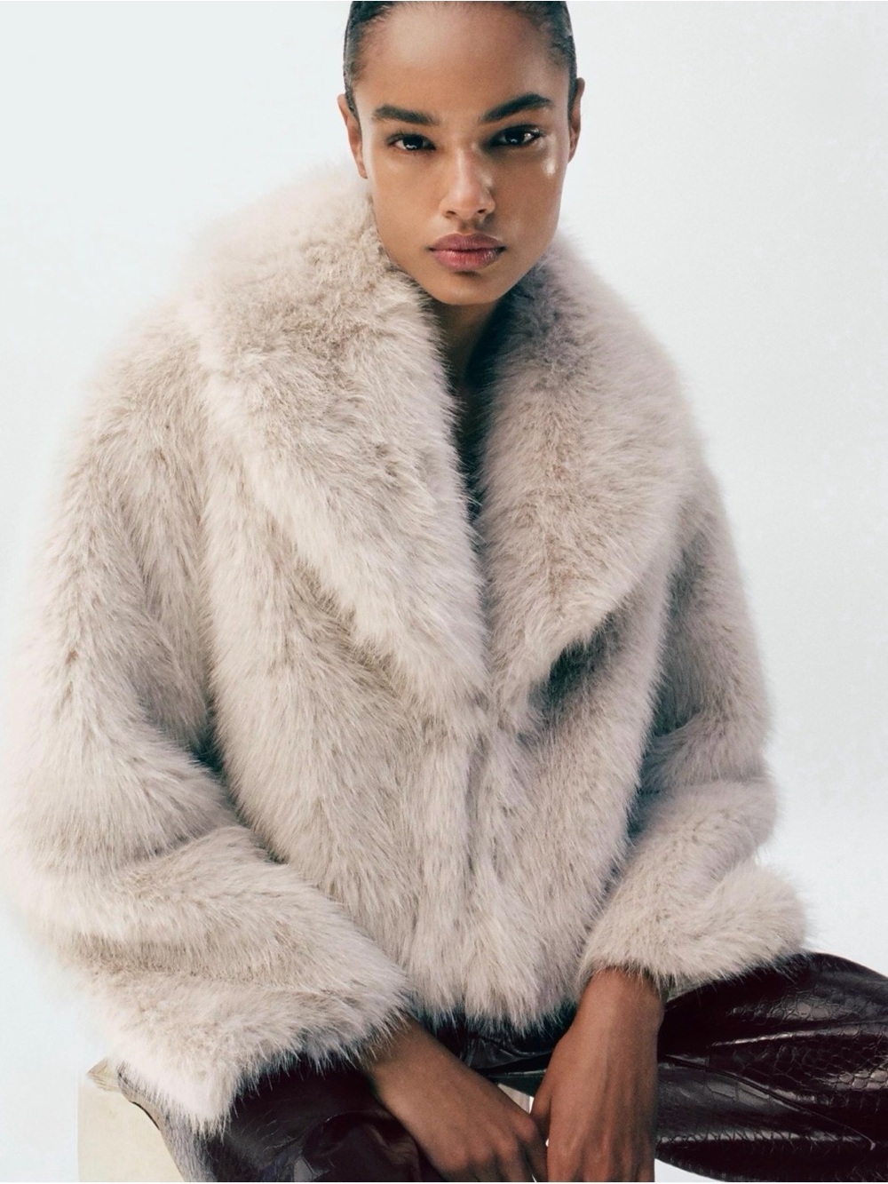 Zara Faux Fur coat